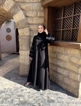 Classic Black Abaya B4