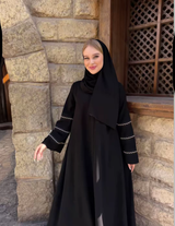Classic Black Abaya B4