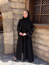 Classic Black Abaya B4