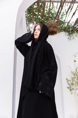 Classic Black Abaya B7