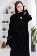 Classic Black Abaya B20