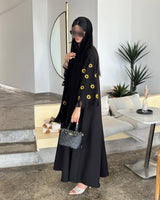 Classic Black Abaya B12