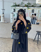 Classic Black Abaya B12