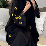 Classic Black Abaya B12