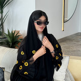 Classic Black Abaya B12