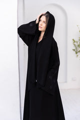 Classic Black Abaya B7