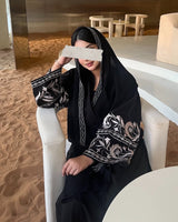 Classic Black Abaya B13