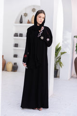 Classic Black Abaya B20