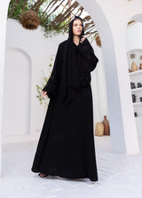 Classic Black Abaya B7