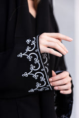 Classic Black Abaya B21