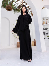 Classic Black Abaya B7