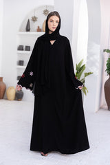 Classic Black Abaya B20