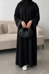 Classic Black Abaya B1