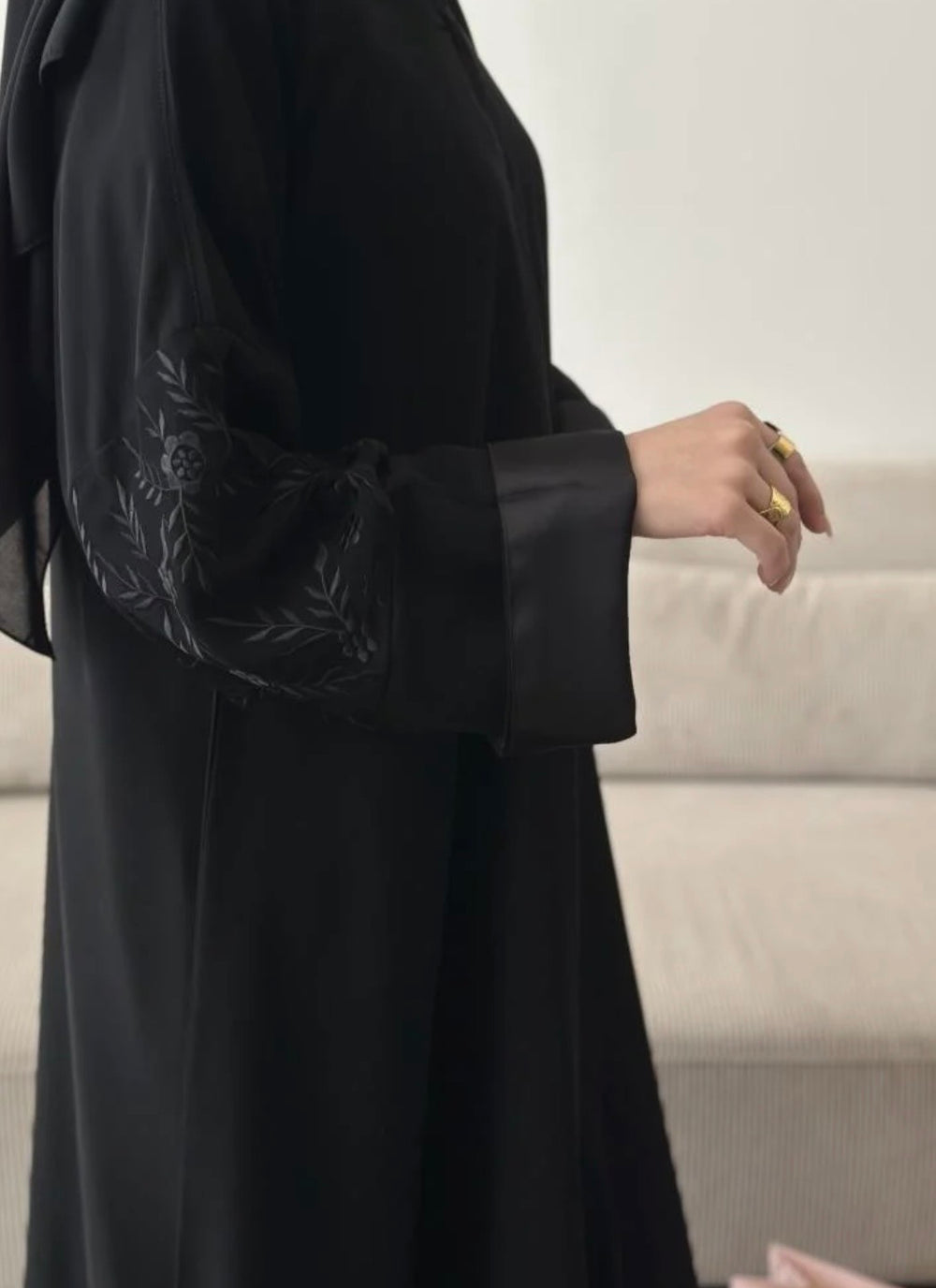 Classic Black Abaya B1