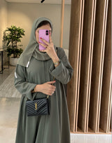 Flared Abaya Mint