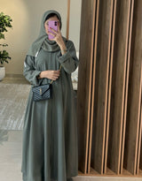 Flared Abaya Mint