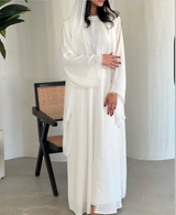 Classic White Abaya