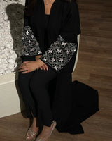 Classic Black Abaya B11
