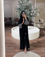 Classic Black Abaya B11