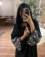 Classic Black Abaya B11