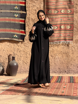 Classic Black Abaya B6
