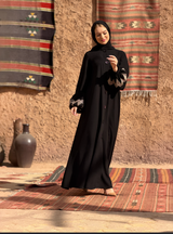 Classic Black Abaya B6