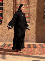 Classic Black Abaya B6