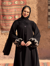Classic Black Abaya B6