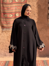 Classic Black Abaya B6