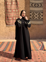 Classic Black Abaya B6