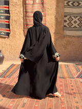 Classic Black Abaya B6