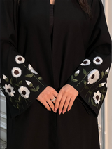 Classic Black Abaya B8