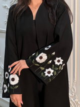 Classic Black Abaya B8