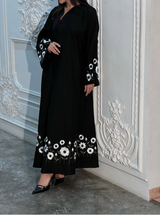 Classic Black Abaya B8