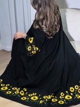 Classic Black Abaya B9