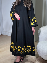 Classic Black Abaya B9