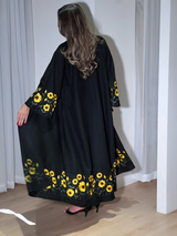 Classic Black Abaya B9