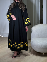Classic Black Abaya B9