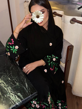 Classic Black Abaya B10