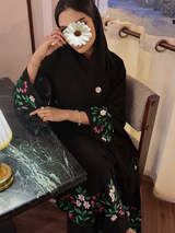 Classic Black Abaya B10